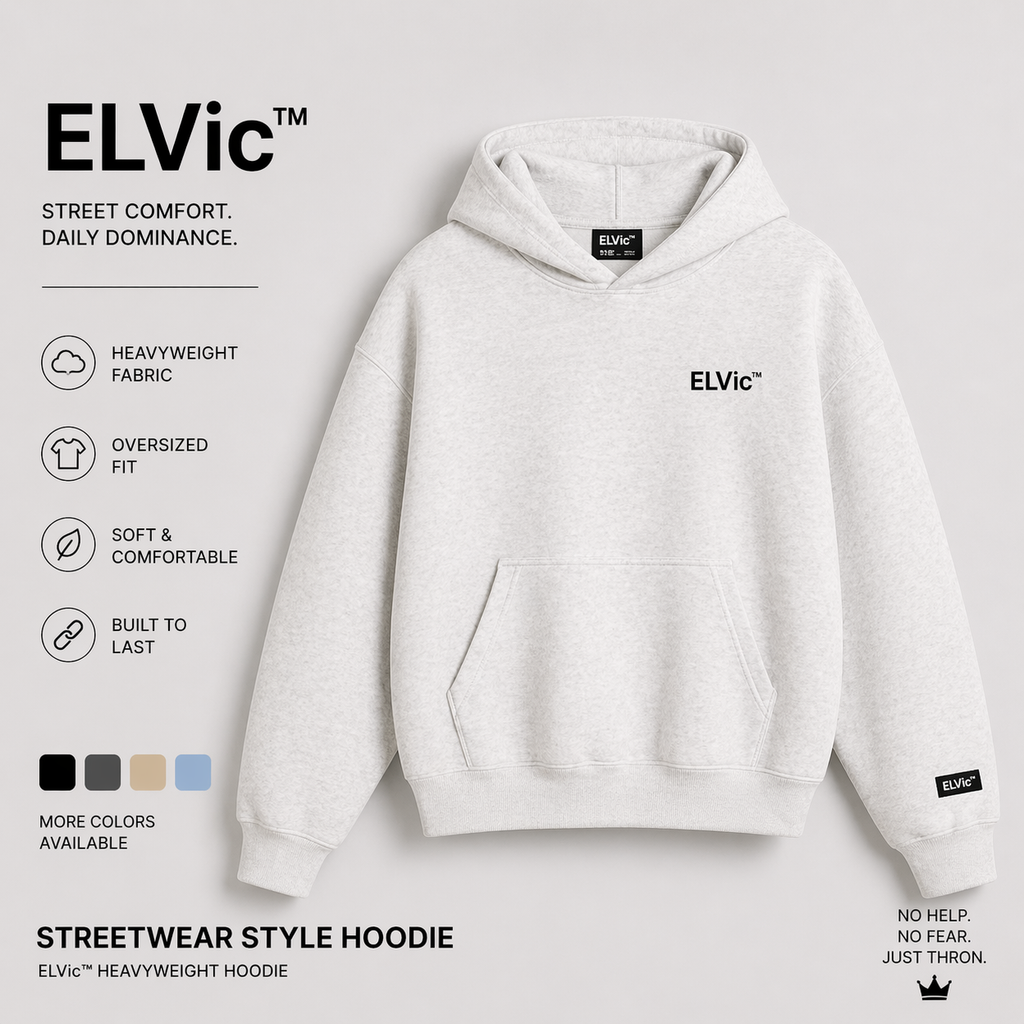 Heavy Profile Cropped Hoodie Men