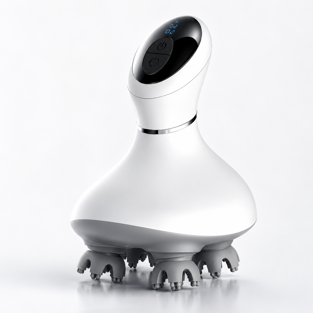 ELVic™ Rechargeable Waterproof Electric Scalp Massager – Deep Head & Body Massage