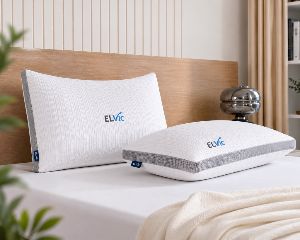 ELVic™ ArcticCool™ Memory Foam Cooling Bed Pillow