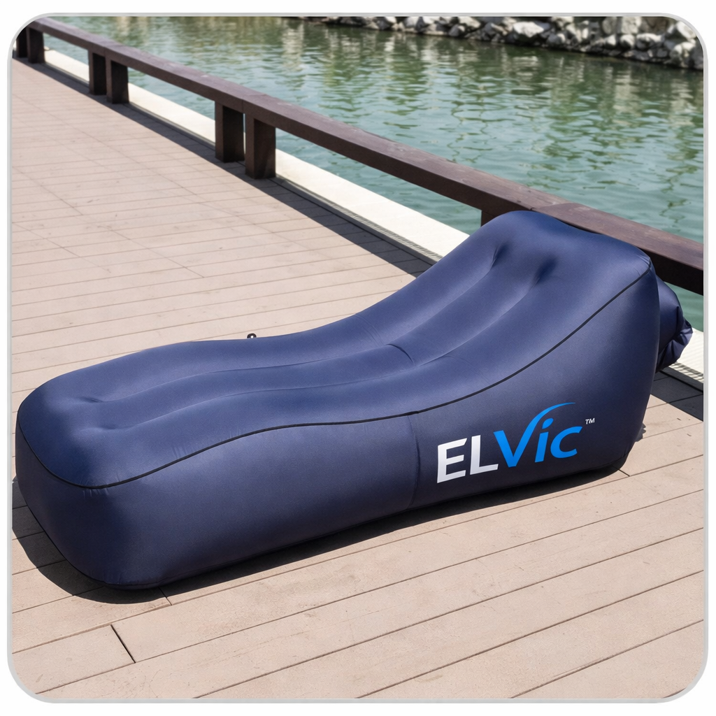 ELVic™ Portable Inflatable Camping Sofa – Outdoor Lounge Air Bed