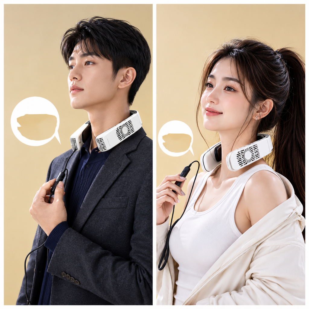 ELVic™ ThermoFlow Pro – Wearable Heating & Cooling Neck Air Conditioner