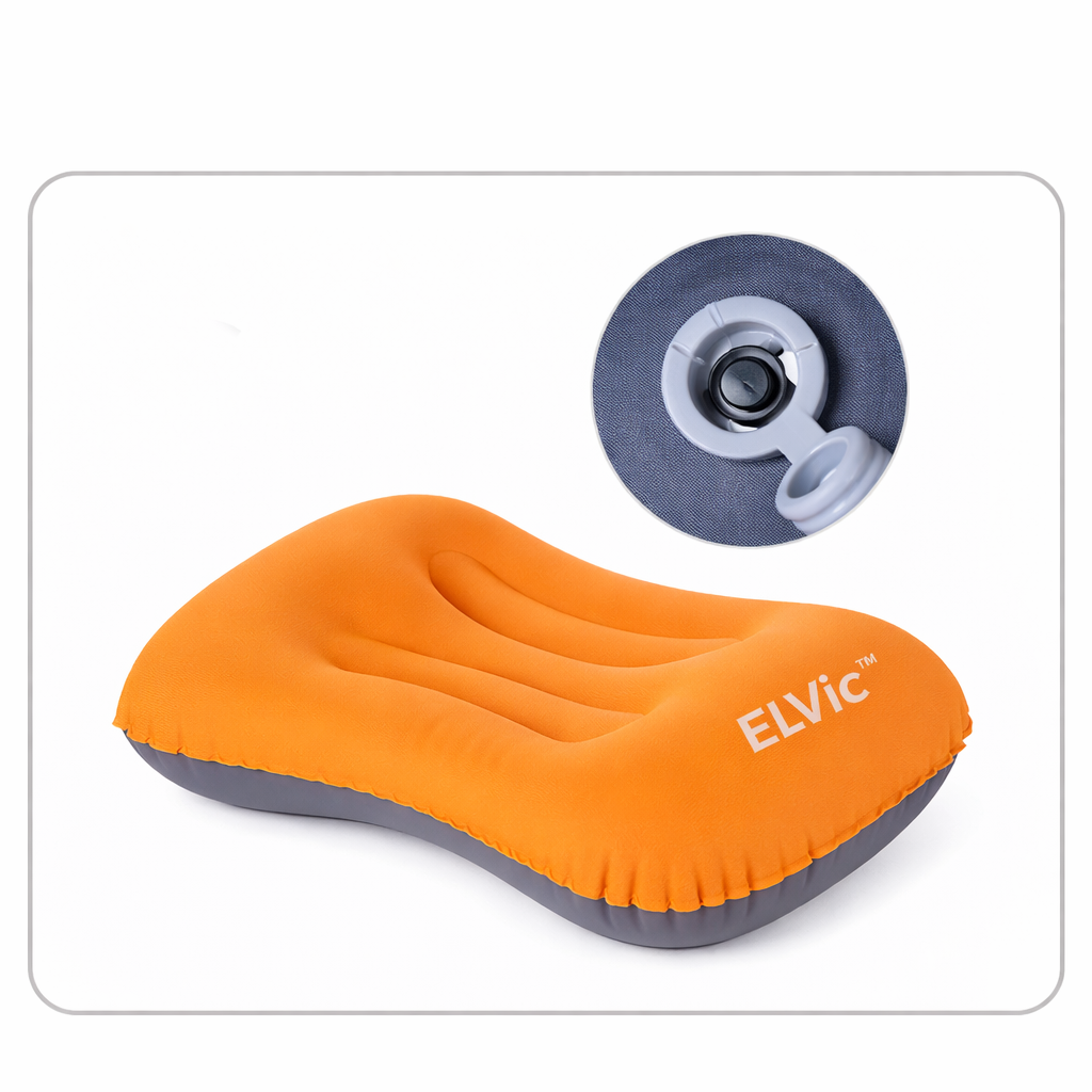 ELVic™ Inflatable Travel Neck Pillow – Portable U-Shaped Comfort