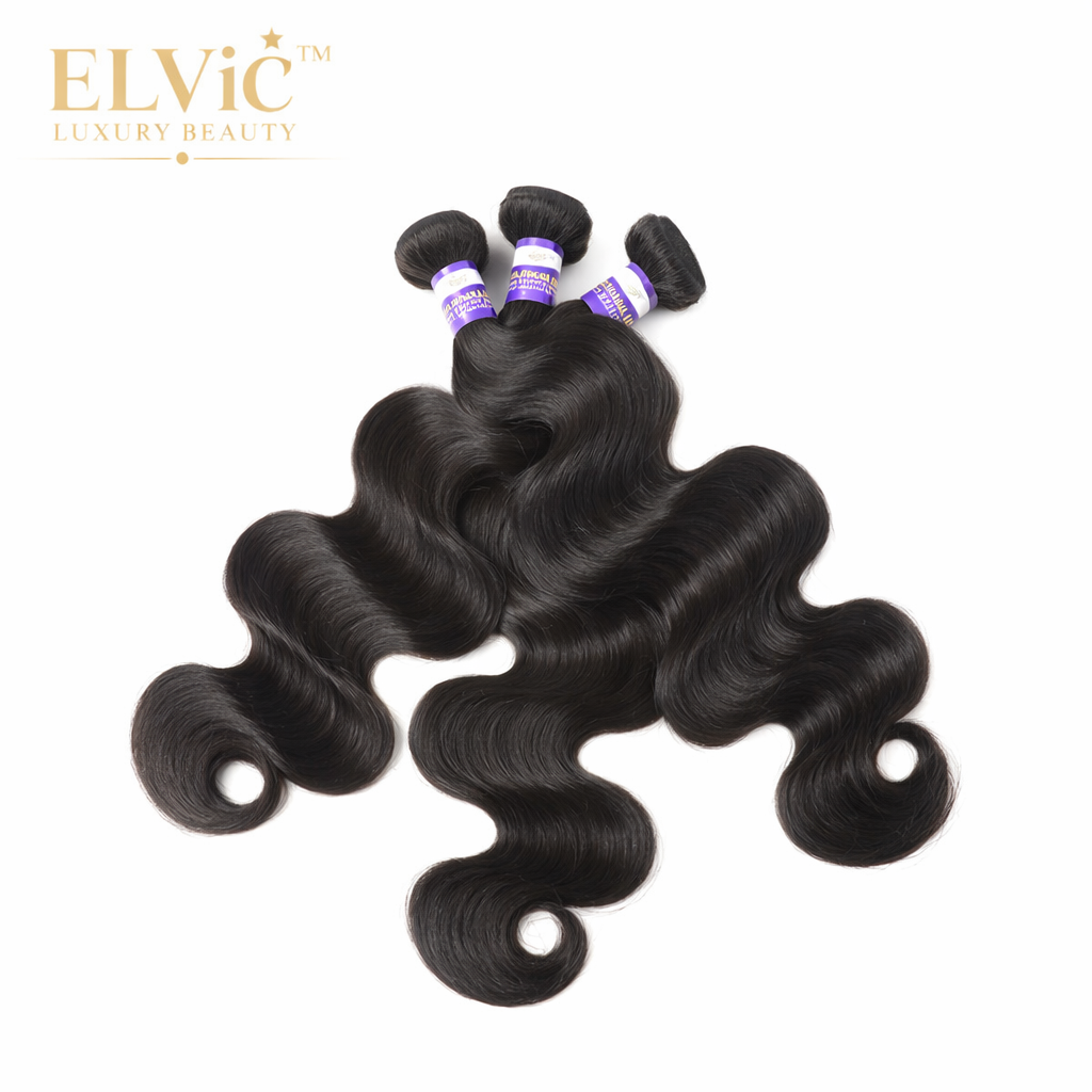 ELVic™ Premium Body Wave Bundles – Soft, Full & Tangle-Free