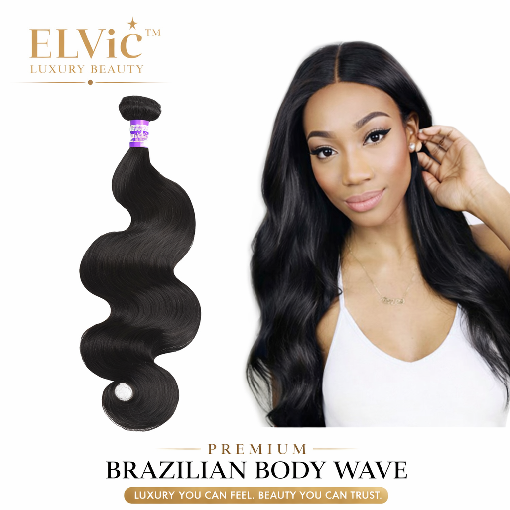 ELVic™ Premium Body Wave Bundles – Soft, Full & Tangle-Free