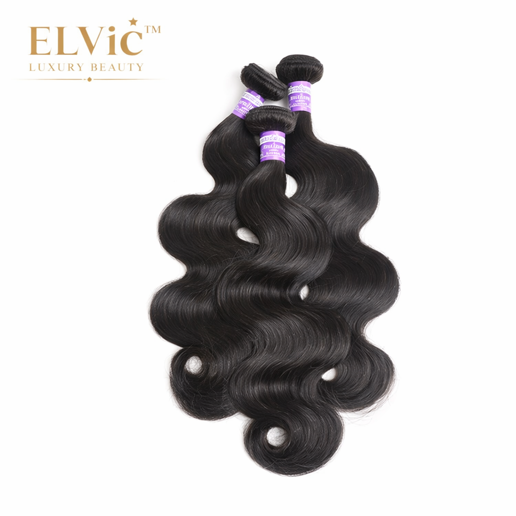 ELVic™ Premium Body Wave Bundles – Soft, Full & Tangle-Free