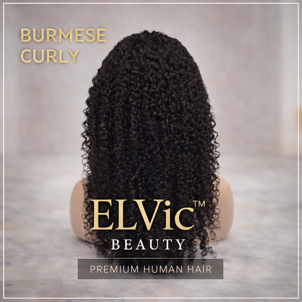 ELVic™ Brazilian Human Hair Bob Wig – Natural Black Glueless Lace Wig (Beginner Friendly)