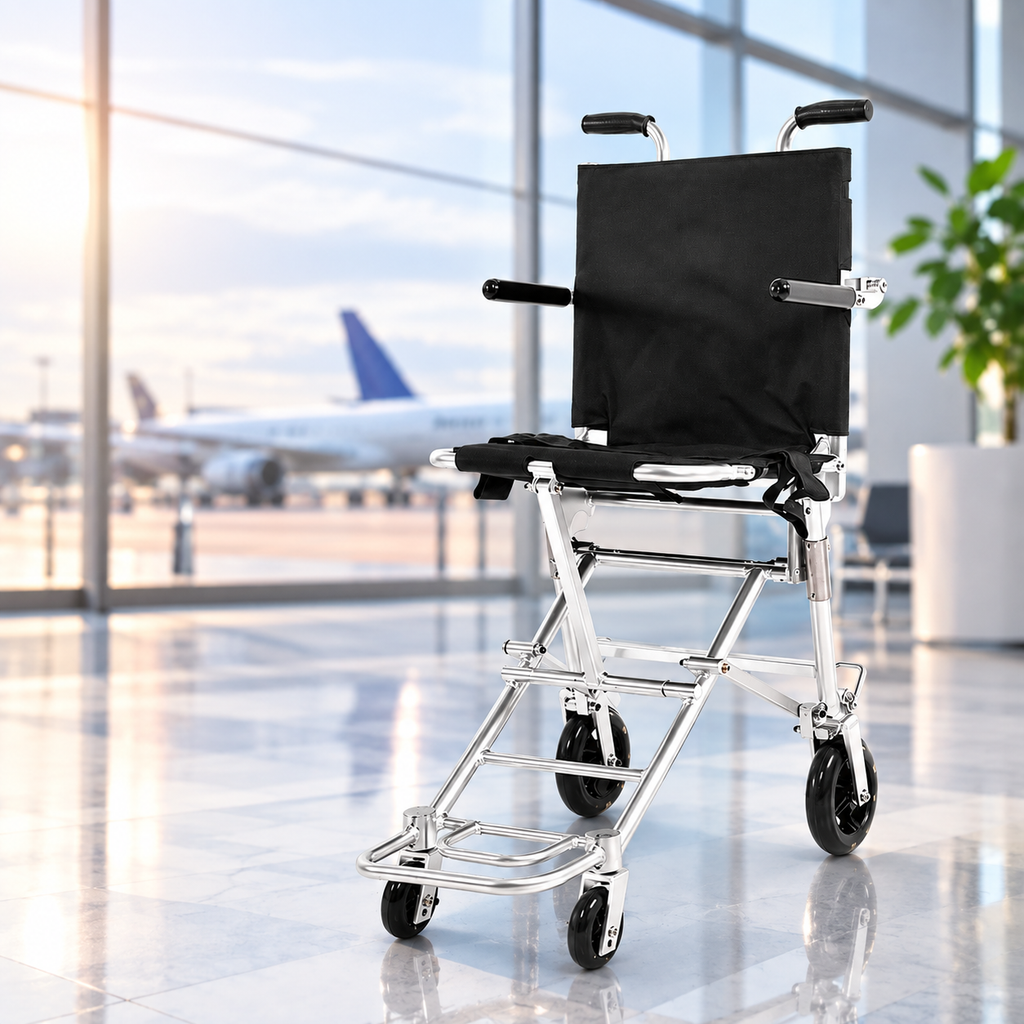 ELVic™ Lightweight Foldable Transport Wheelchair