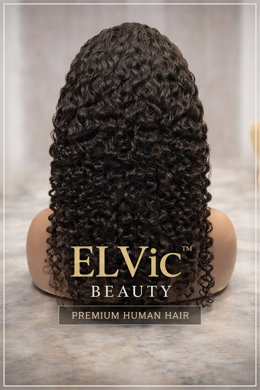 ELVic™ Brazilian Human Hair Bob Wig – Natural Black Glueless Lace Wig (Beginner Friendly)