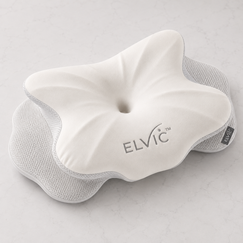 ELVic™ Cooling Butterfly Cervical Memory Foam Pillow