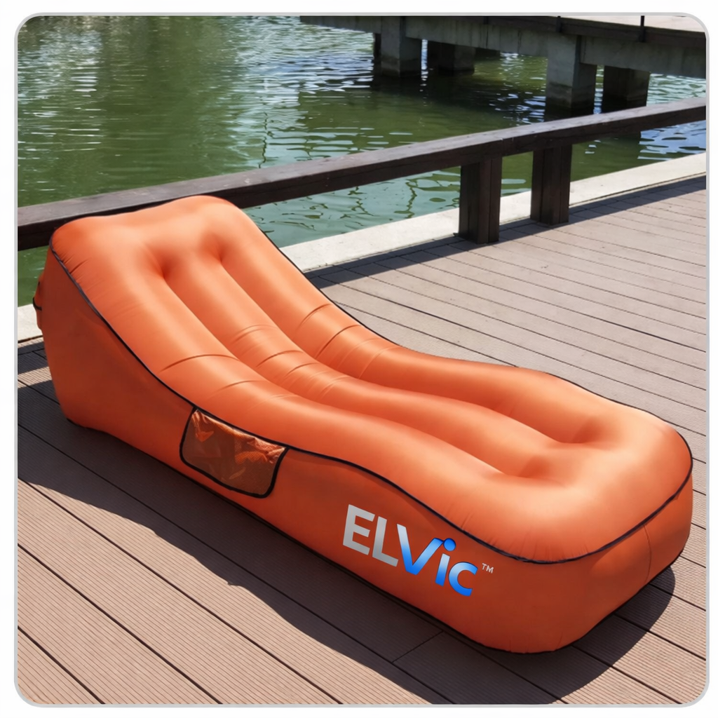 ELVic™ Portable Inflatable Camping Sofa – Outdoor Lounge Air Bed