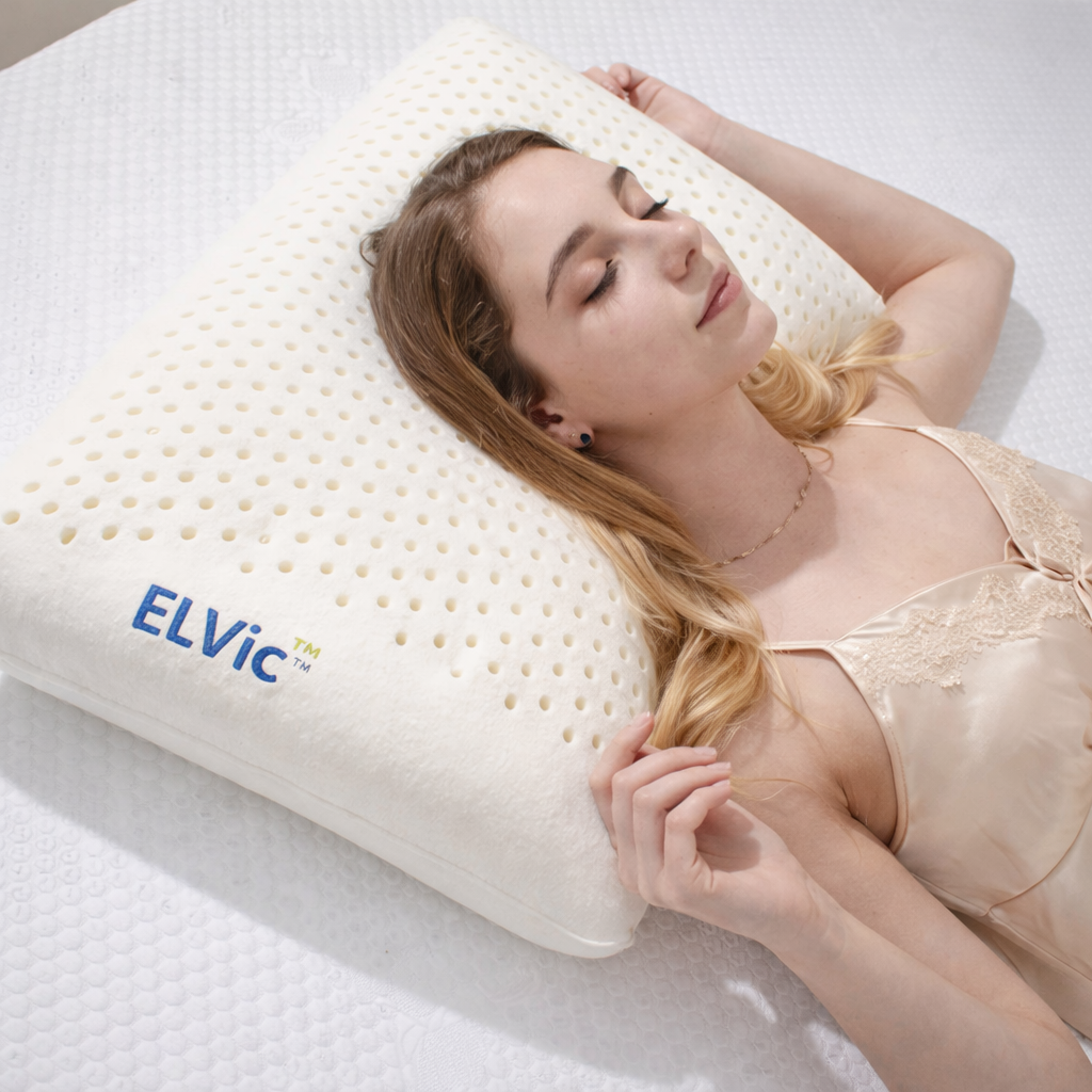 ELVic™ Natural Latex Neck Support Pillow