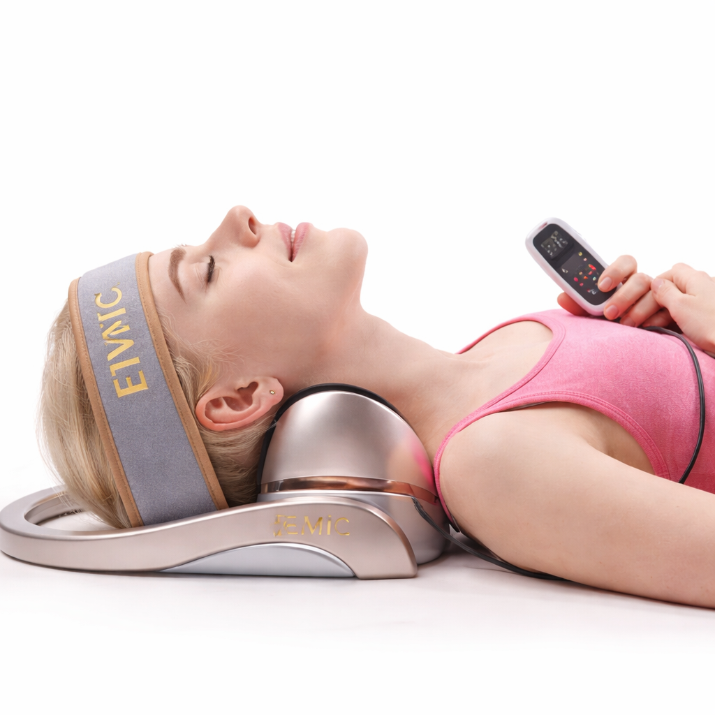 ELVic™ Smart Cervical Neck Massager – Heat & Air Traction Therapy