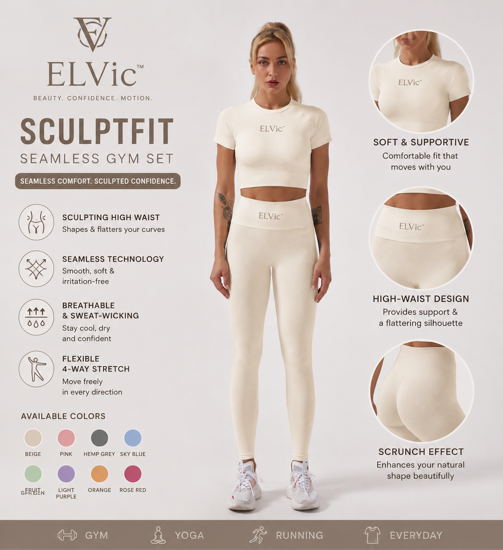 ELVic™ Seamless Sculpt Activewear Set