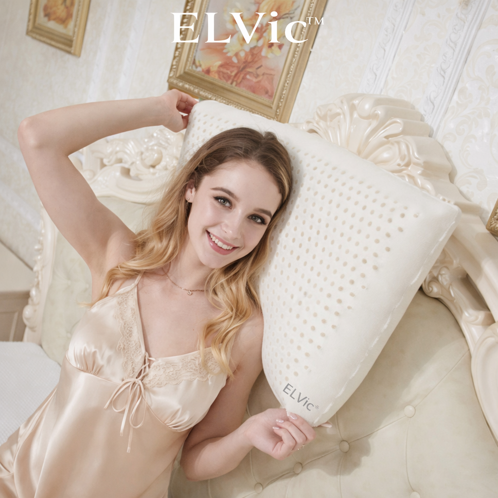 ELVic™ Natural Latex Neck Support Pillow