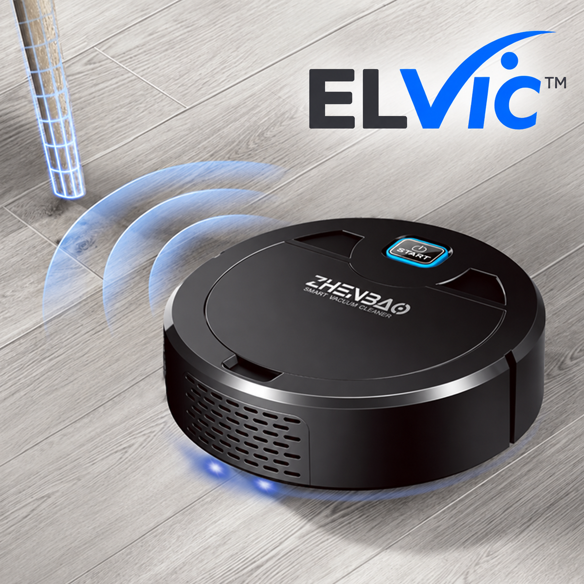 ELVic™ Smart Robot Vacuum Cleaner for Pet Hair, Hard Floors & Carpets