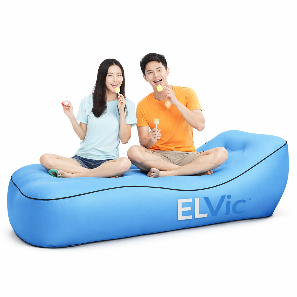ELVic™ Portable Inflatable Camping Sofa – Outdoor Lounge Air Bed