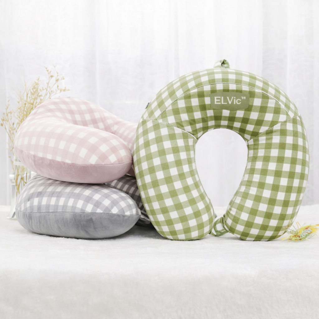 ELVic™ AirTravel Slow Rebound Memory Foam Neck Pillow