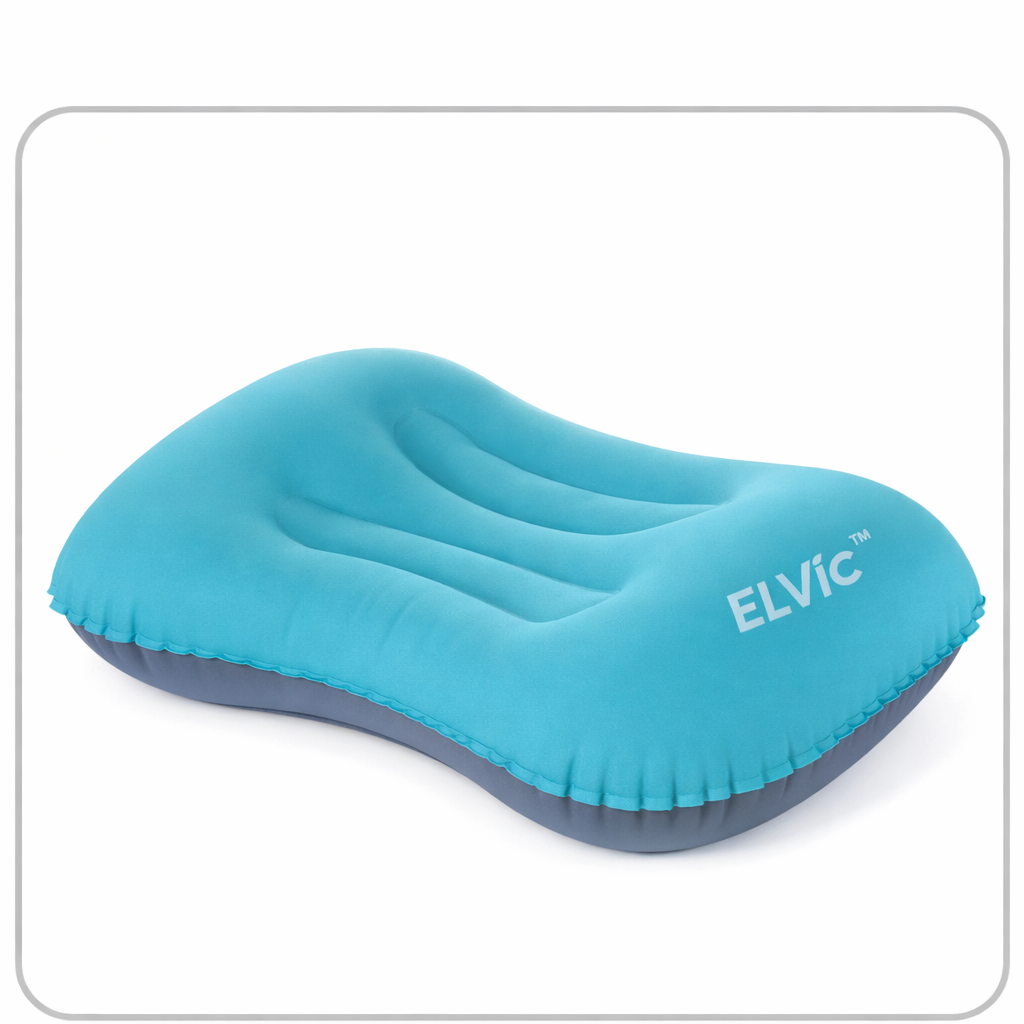 ELVic™ Inflatable Travel Neck Pillow – Portable U-Shaped Comfort