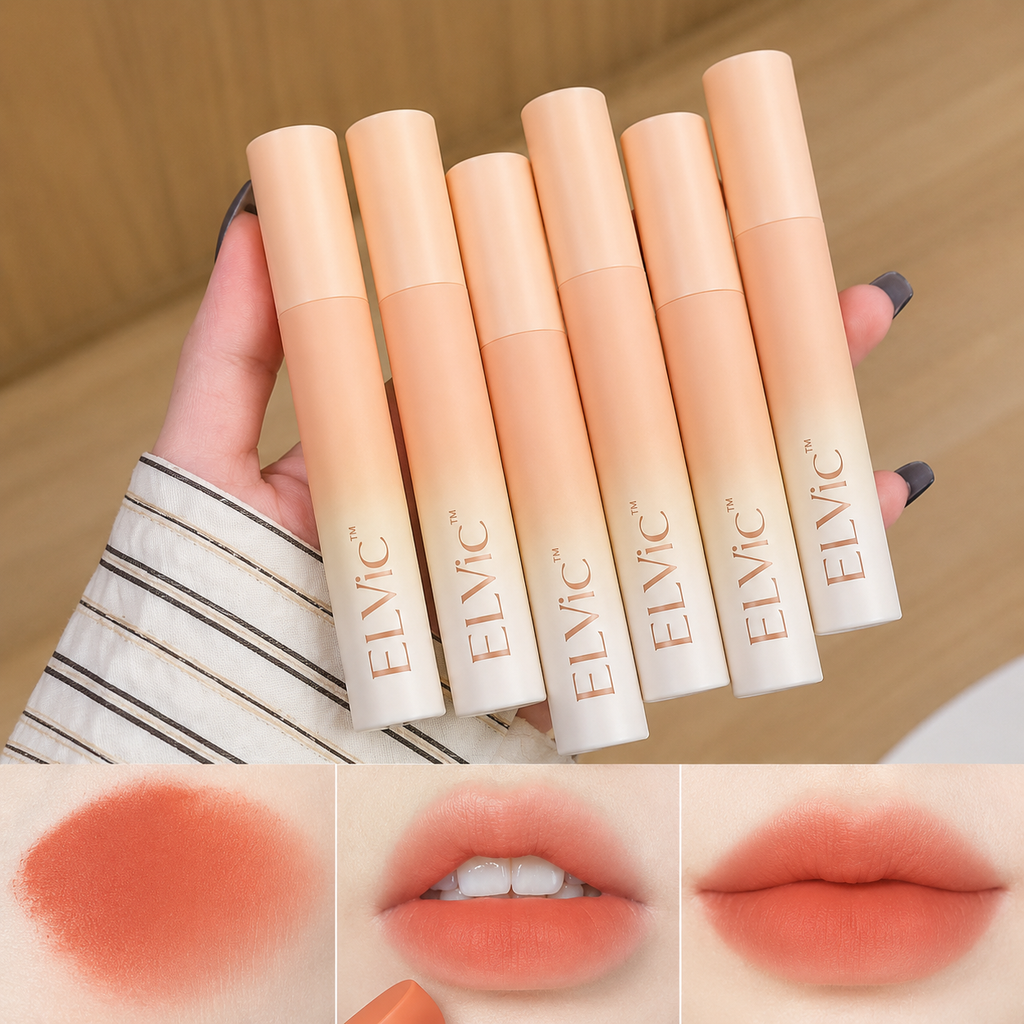 ELVic™ Velvet Matte Lip Balm | Nude Collection Long-Lasting Comfort