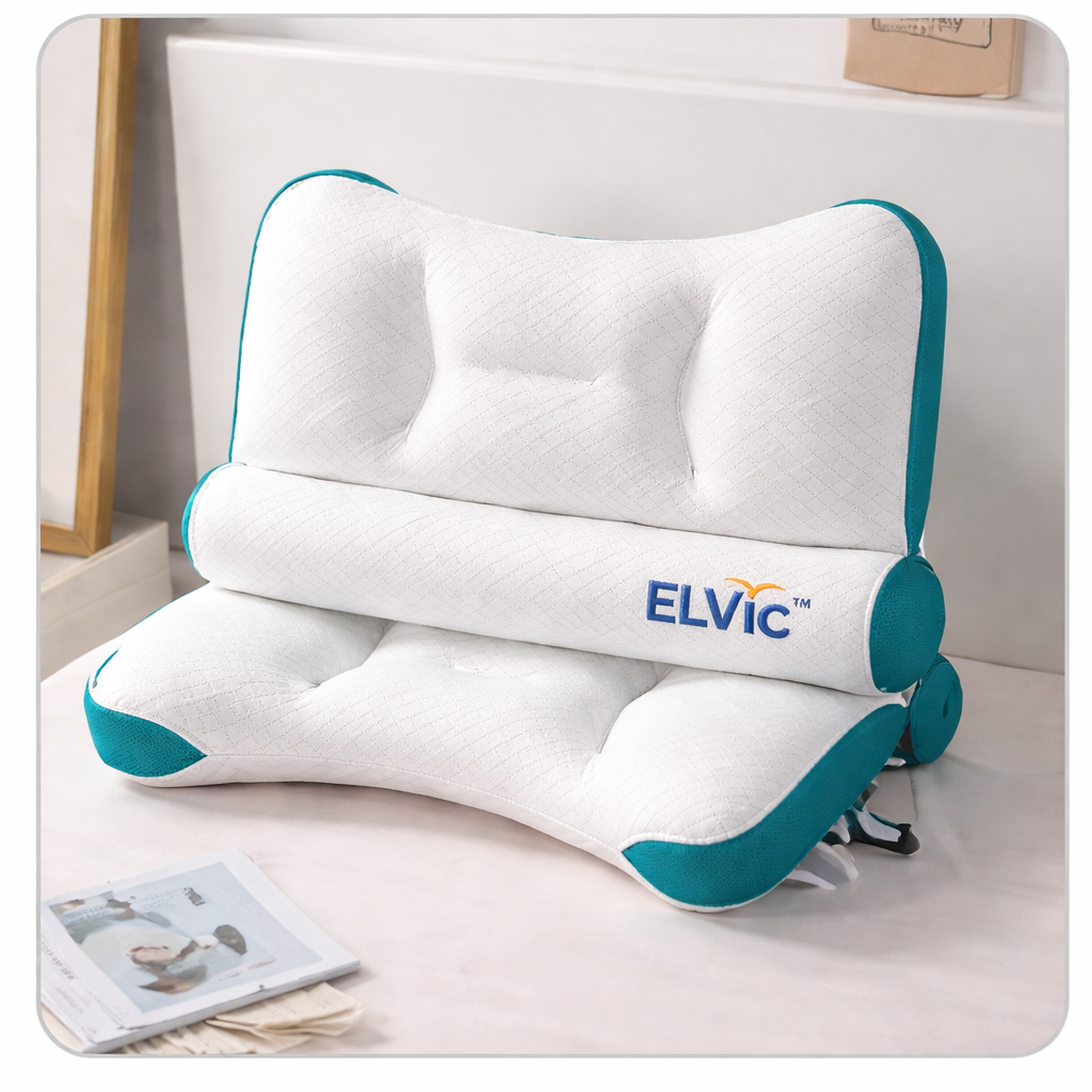 ELVic™ Wa shable Ergonomic Neck Support Pillow