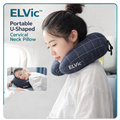 ELVic™ Portable U-Shaped Cervical Neck Pillow for Travel & Daily Neck Support