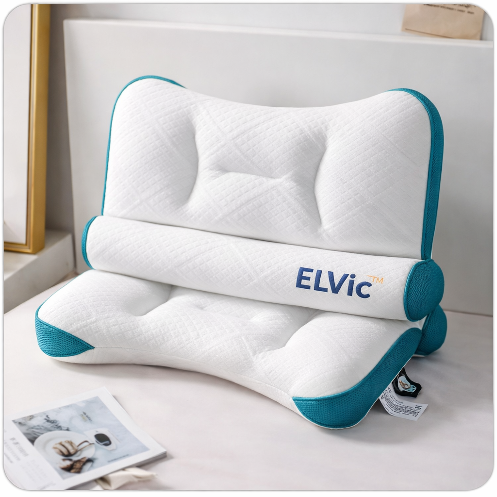 ELVic™ Wa shable Ergonomic Neck Support Pillow