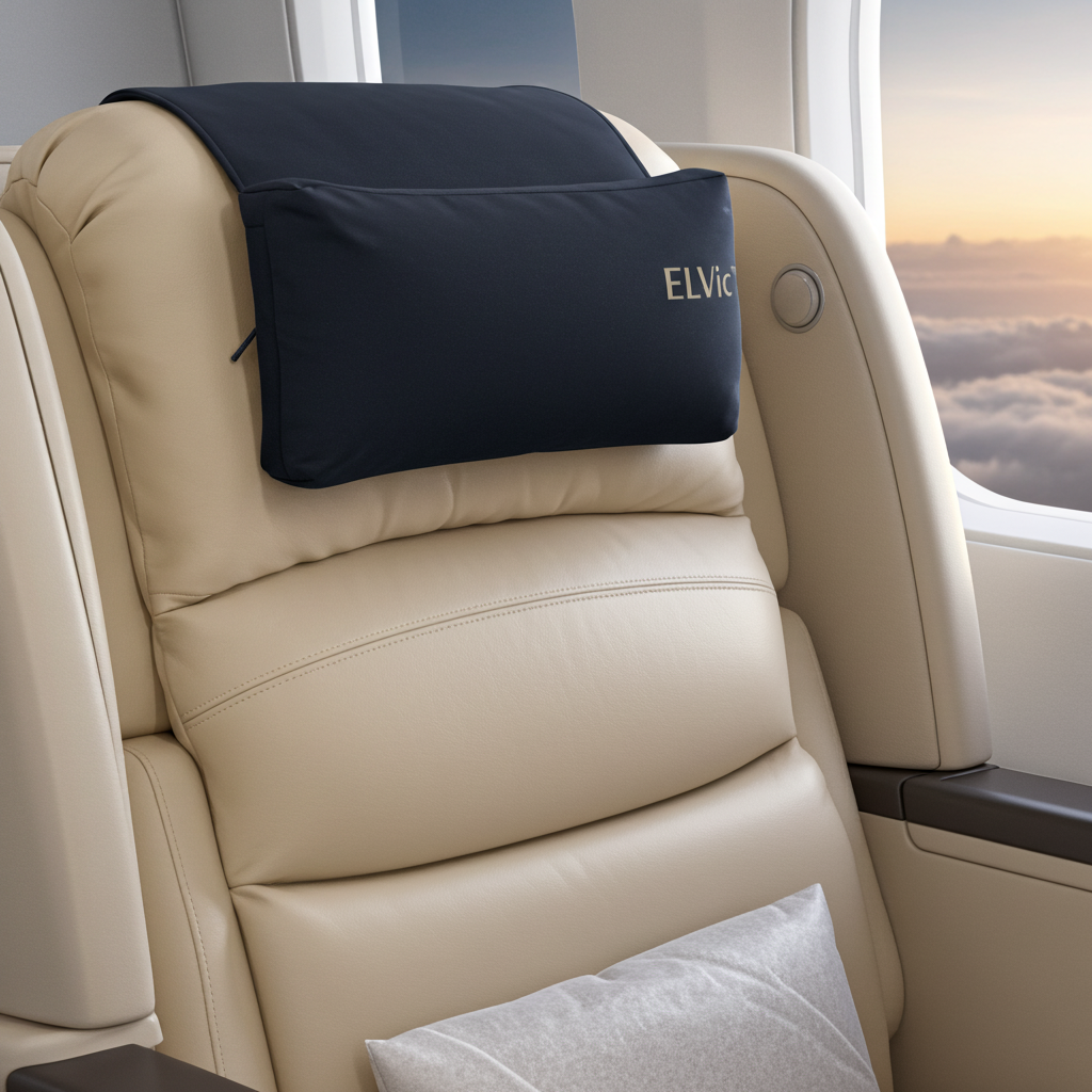 ELVic™ Adjustable Car Neck Support Pillow – Ergonomic Headrest for Pain Relief & Comfort