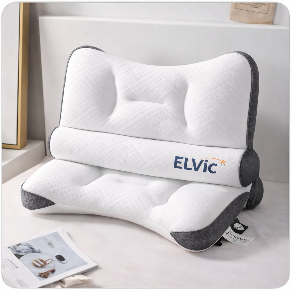 ELVic™ Wa shable Ergonomic Neck Support Pillow