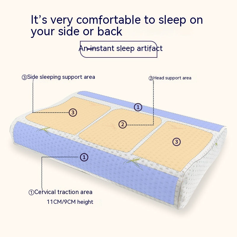 ELVic™ Butterfly Memory Foam Pillow – Ergonomic Comfort Sleep Support