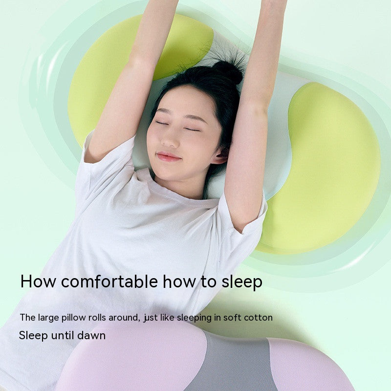 ELVic™ Cat Belly Memory Foam Neck Pillow – Cute Ergonomic Support for Deep Sleep