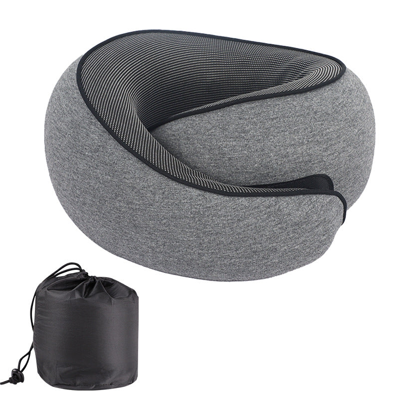 Memory Foam U-Shaped Travel Neck Pillow – Comfortable Support for Flights, Cars & Home