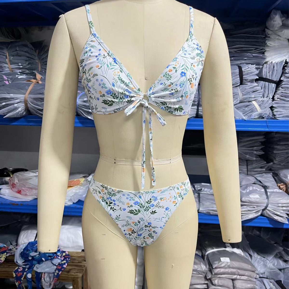 ELVic™ Summer Sculpt Bikini Set – Breathable Banded Swimwear (Quick-Dry, High-Waist Fit)