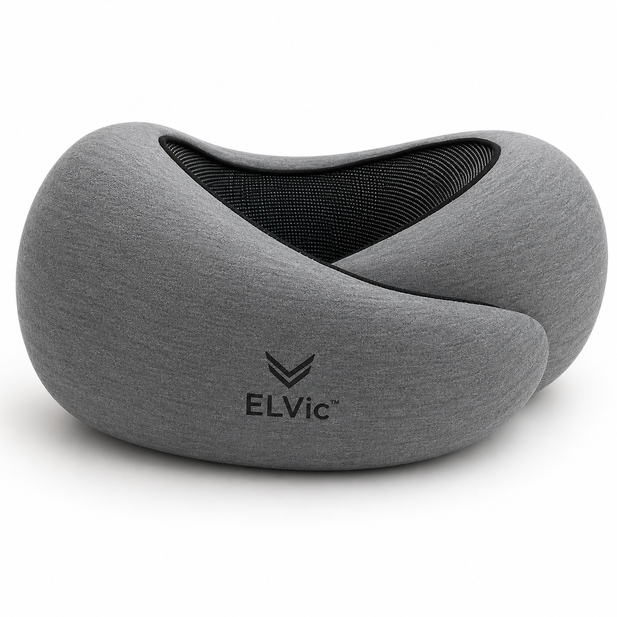 ELVic™ CloudRest Memory Foam Travel Neck Pillow – Adjustable U-Shaped Neck Support for Airplane, Car, Office & Home