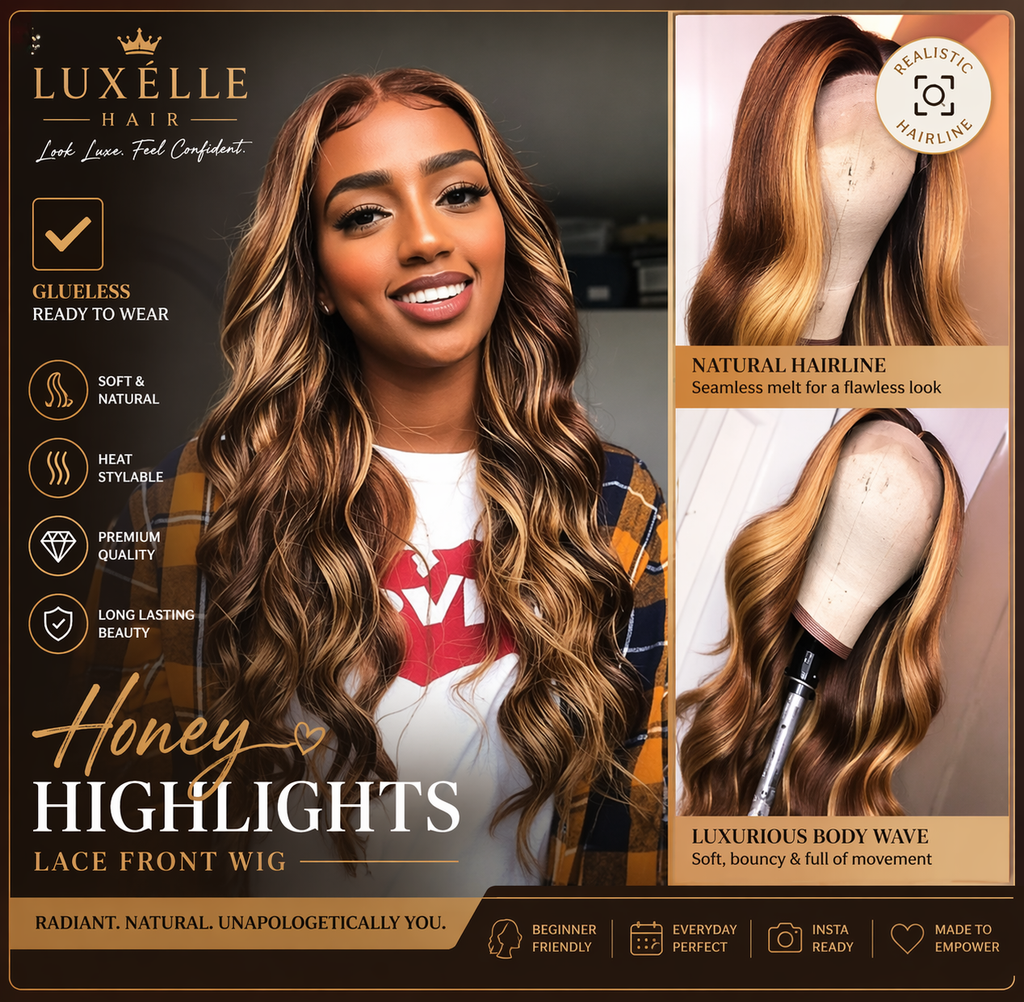 ELVic™ Gradient Big Wave Lace Wig